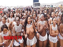 Busty Topless South Black Zulu Chicks During Reed Rance