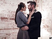 Secretary milf Bella Rolland tried to stay expert