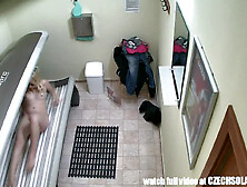 Spy Cam In The Tanning Room