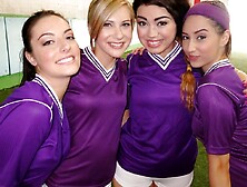 Chloe Brooke, Angelina Maylee and Nikki Lavay are getting pleasure