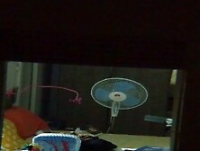 Window Spy Neighbour Girl Doesn't Know about blind