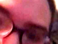 Amateur BBW clerk in glasses yearns for interracial action