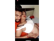 "Desirable Desis - Exotic Indian Couple Engaging in Passionate Lovemaking"