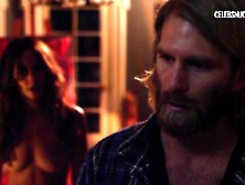 Amanda Barton Brunette,  Breasts scene in The Amityville Terror (2016)