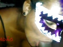 Nasty ebony beauty giving a great oral pleasure