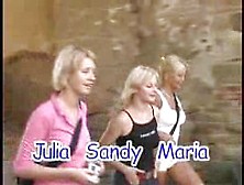 Julie De Brava With Nikki Sun And Sandy Orgy