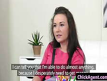 Les Female Agent Pussylicked Until Orgasm