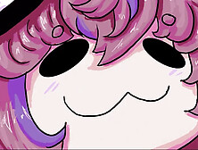 Submissive punk girlfriend Mistress Pandara gets you off during a late-night flight