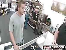 Hot Stud Banged Back In The Office To A Pawn Shop