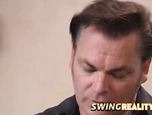 Swinger couples tried body painting to show off their horny and sexy bodies.