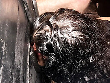 Gloryhole MILF Deep Throat Blowjob & Squirting - American Wife Role Play