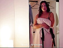 My MILF neighbor flirts with me in the elevator,  so I pay her an “innocent” visit.