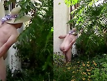 Lavement en gros plan de la chatte de la lope