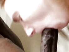 Amatuer Snow bunny nailing BIG BLACK COCK in restroomsr