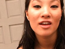 Splendid Asian babe Asa Akira rides Justin Magnum's hard pecker