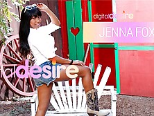 Busty Ebony Country Babe Jenna Foxx Toying Her Pussy On A Farm By Digitaldesire