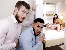 Busty Step Daughters Brie Klein & Alice Visby Enjoy Hard-core Step Family Foursome - DaughterSwap