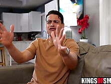 Fat ass stepmom threesome fucks stepson & his buddy