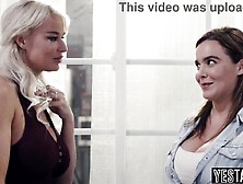 Massive melons big beautiful woman mother I'd like to fuck lost a wager and has a three-some with breasty BFF