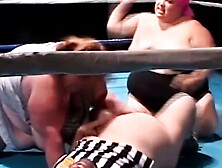 Weird 3some with a midget and two overweight sluts