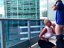 Kaden Kole Nailed On Balcony 2 - Big titties