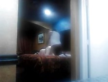 Hidden web camera allies obese mamma takes dark