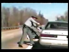 Violent Police Officer Puts Cunt in its Place