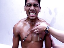 Asian Soldier Nipple Torture