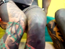 Rock-Angels Tattooed Lesbo Sex toy Alt,  Emo,  Hippie,  Spit Tongue