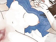 正常位えっちするTシャツの女の子【ループアニメ】