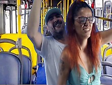 Ator Zegalinha - Jovem Estudante Encoxada E Fodida No Onibus Em Publico! 12 Min
