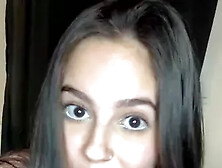 Cute Latina Camgirl - Amateur solo with 18yo brunette teen in sexy red lingerie