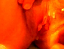 fucking wife's ass and then she spreads hairy pussy for cum