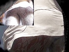 Snow-white panty-pantyhose upskirt (fake)