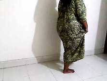 Saudi Arabian BIG BREASTED WOMAN Sweet Maid going home after work when owner came & Roughly rammed her - Enormous Boobies & Behi