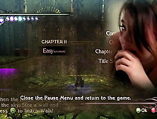 Lovense Connected Gaming! Sexy Bimbo Plays Bayonetta! Episode 3