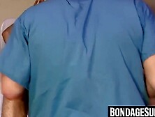 Doctor Tye plays with skinny patient Adam Clark cruelly