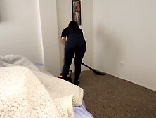 The fresh Maid came to Work Wearing Gym Clothing (FETISH)