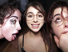 DADDYS FLOOR LICKING LADY - She Made Him Sperm In Her EYES - Audrey Reid