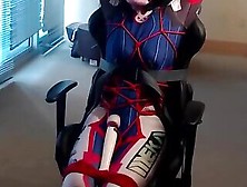 Tied Myself To A Gaming Chair Wearing Dva Bodysuit Mata