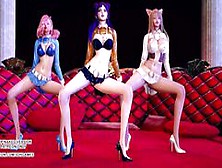 [Mmd] Sunmi - Lalalay Ahri Seraphine Kaisa Erotic Hot Dance 4K 60Fps