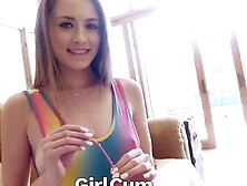 Girlcum Multiple Intense Numbing Orgasms With Petite Kyler Quinn