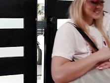 Blondie Babe River Lynx Delivers Hot Pizza With A Side Of Passion