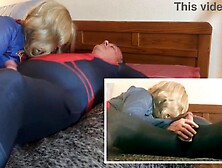 Aged DC-Marvel cosplay crossover: Supergirl gives Spiderman a oral