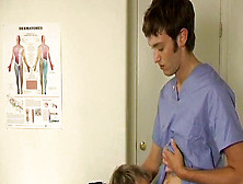 Youthful Medic And Uber-Cute Patient Suck Dick And Anal Fuck