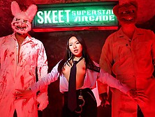 Five Fucks At Skeet’S By Exxxtra Small Featuring Asia Lee,  Danny Mountain & Will Pounder