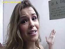 Blonde Sucking Anonymous Black Cock