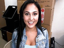 Amateur Brunette Comes To BangBros To Get...