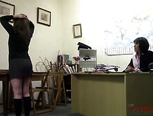 school girl caning - Amateur Porn