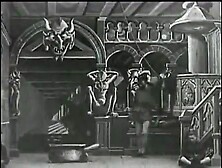 Antique French 1899 Film THE DEVIL IN THE CONVENT